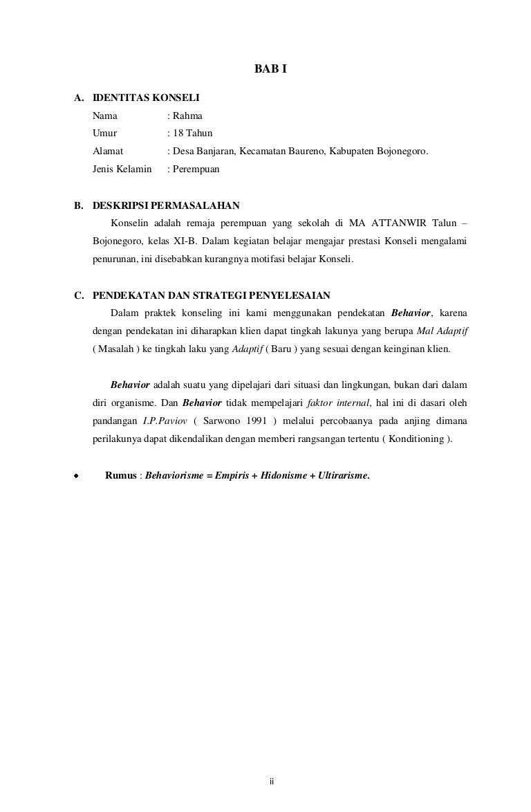 Contoh Dialog Verbatim Konseling - Simak Gambar Berikut