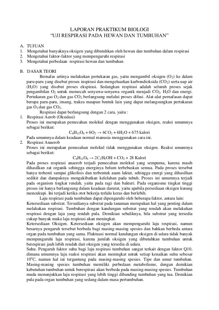 Doc Contoh Format Laporan Praktikum Biologi Posted By Dosso Sang Isahi Fadhilatul Hafidzh Syah Hafidh Academia Edu
