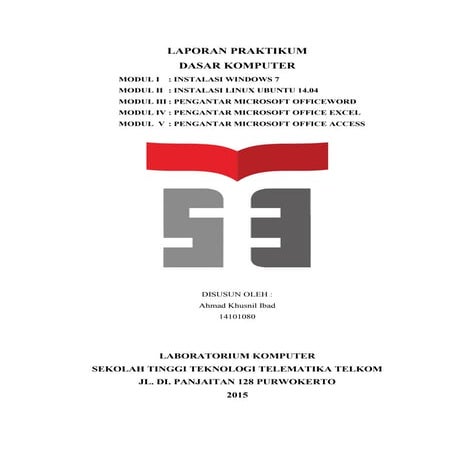 Laporan praktikum daskom ahmad khusnil ibad