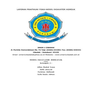 Laporan Fisika - Model Eskavator Se...