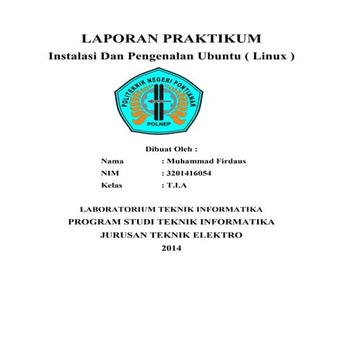Laporan praktikum linux