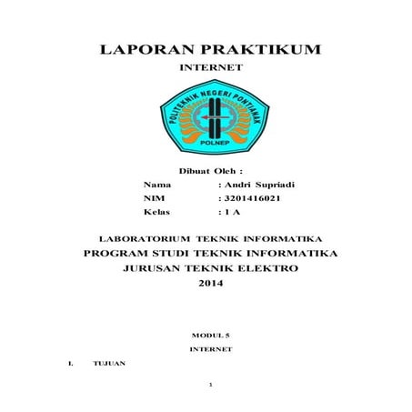 Laporan praktikum modul 5