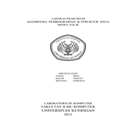 Laporan praktikum modul ii & iii