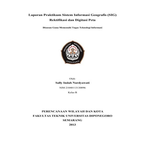 Laporan Praktikum GIS Digitasi
