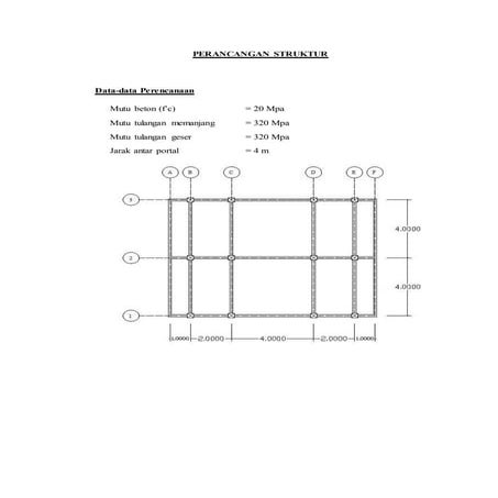 Laporan prancangan struktur