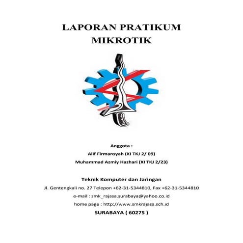 Laporan Pratikum Mikrotik (alif&azmiy)