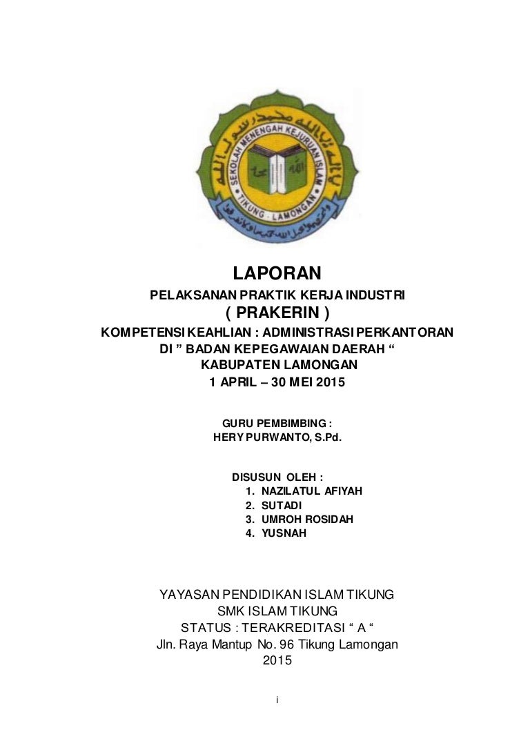 Laporan prakerin