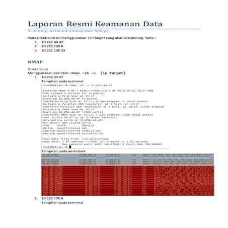 Laporan Resmi Nmap dan Hping
