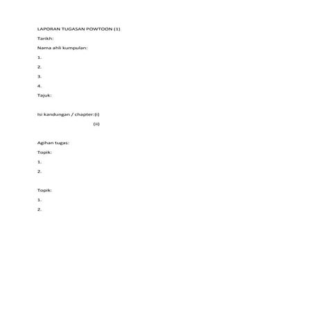 Laporan tugasan powtoon1 2 dan 3