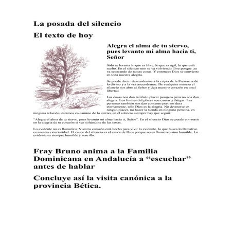 La posada del silencio nº 120, curso v