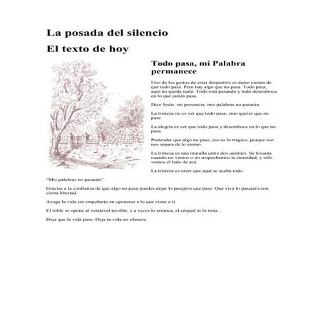 La posada del silencio nº 128, curso v