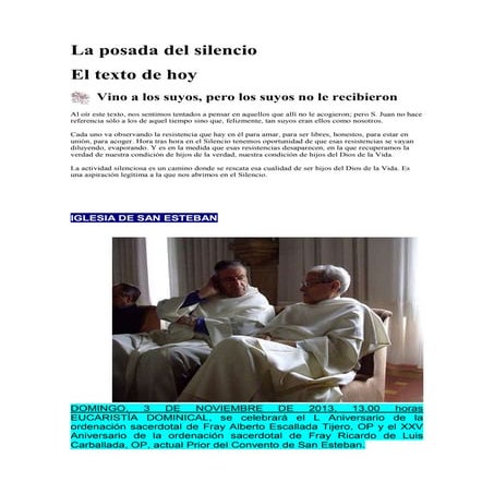 La posada del silencio nº 28, curso v