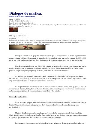La posada del silencio nº 74, curso vi