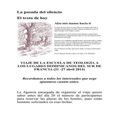 La posada del silencio nº 81, curso v
