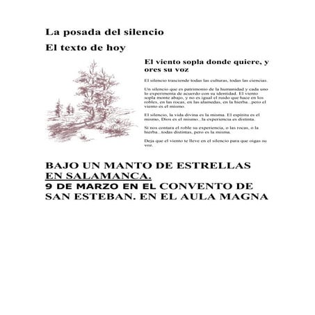 La posada del silencio nº 92, curso v