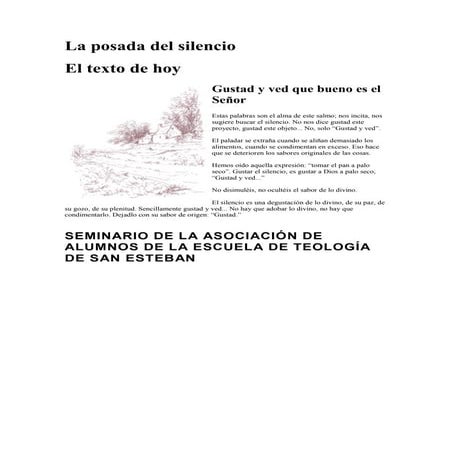 La posada del silencio nº 97, curso v