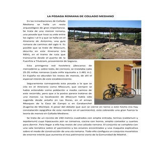 La posada romana de collado mediano