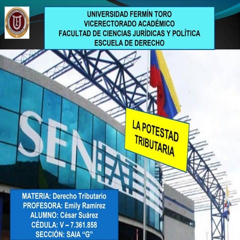 La potestad tributaria