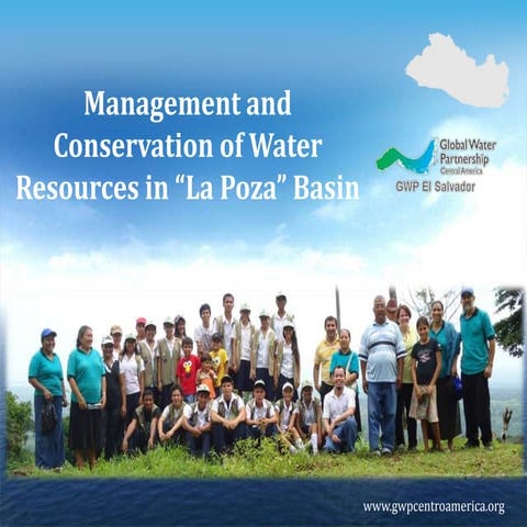 La poza Experience in Water Conservation-Management and Conservation of Water...