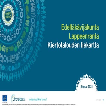 Lappeenrannan kiertotalouden tiekartta 