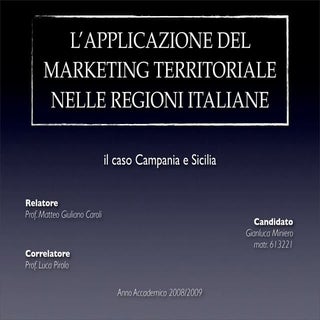 L'Applicazione Del Marketing Territ...
