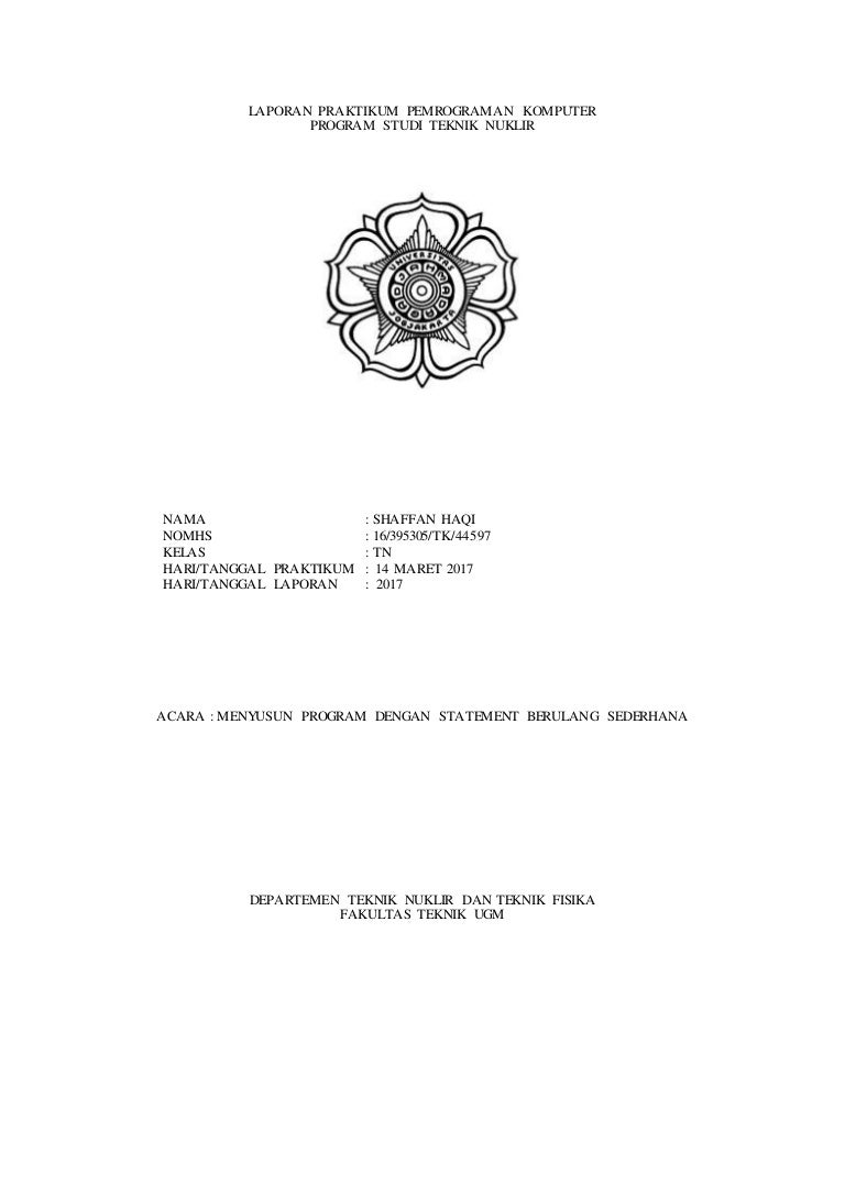 Praktikum Pemrograman Komputer Acara 3