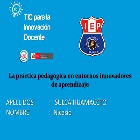 La práctica pedagógica ii