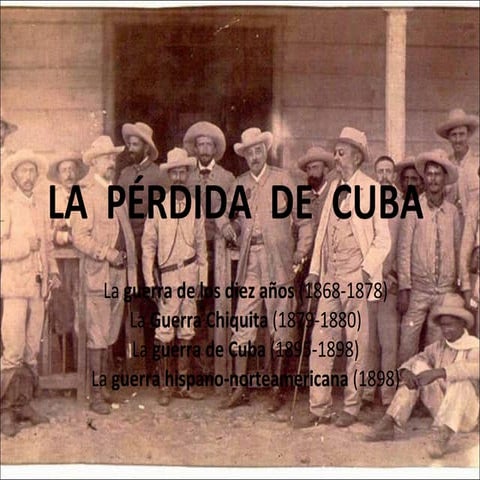 La  pérdida  de  cuba