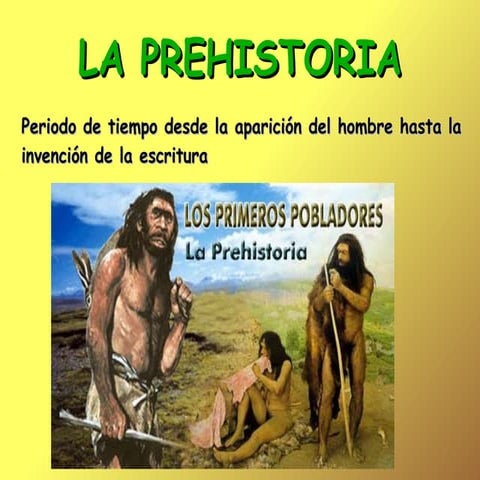 Paleolítico, neolítico y edad de los metales | PPTX