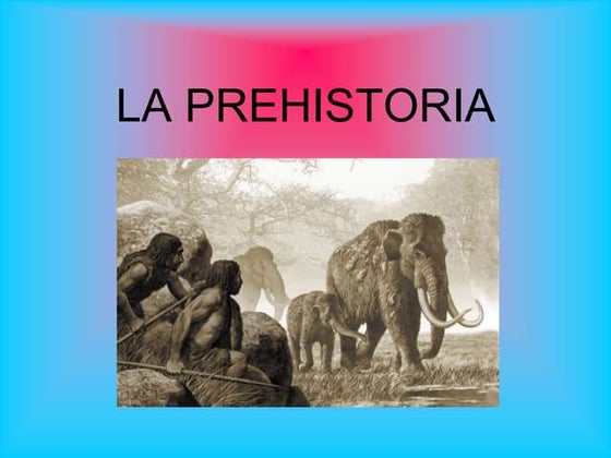 LECTURA CON PICTOGRAMAS DE LA PREHISTORIA | PPT