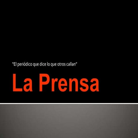 La prensa