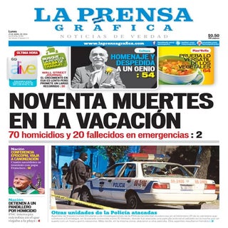 LA PRENSA GRAFICA 21/ABRIL/2014