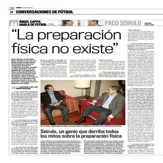 La preparacion fisica no existe sei...