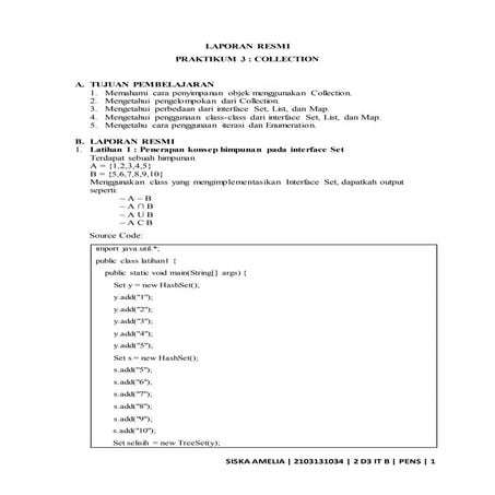 Algotitma dan Struktur Algoritma - Collection