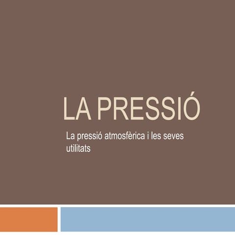 La pressió