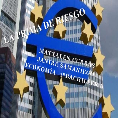 La prima de riesgo