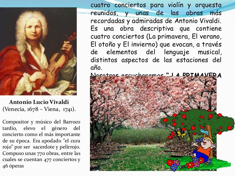 La primavera. vivaldi