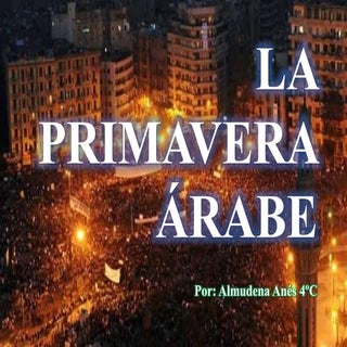 4ºESO La primavera árabe