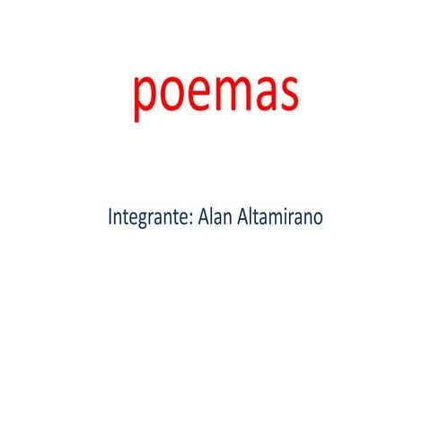 Poema corto