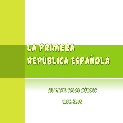 La primera república española