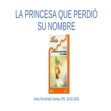 La princesa que perdio su nombre [recuperado]