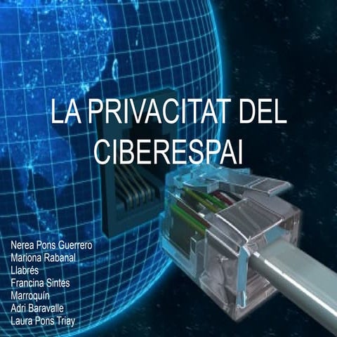 La privacitat del ciberespai (filosofia)
