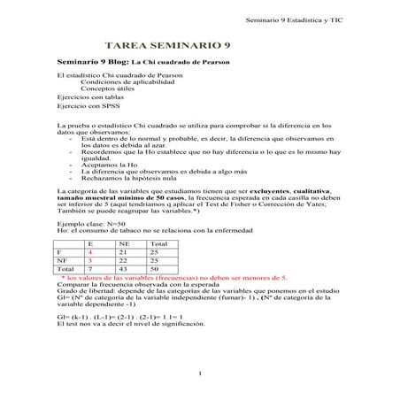 La prueba o estadístico chi cuadrado se utiliza para comprobar si la diferenc...