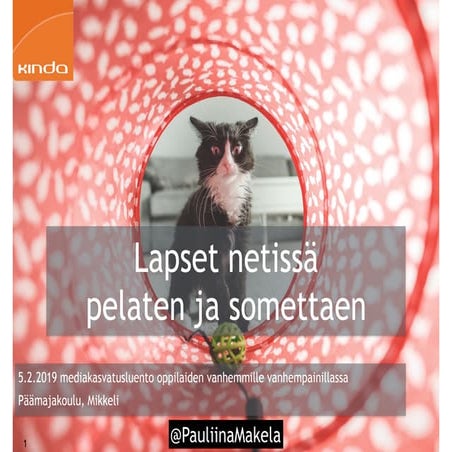 Lapset netissä pelaten ja somettaen Mikkeli