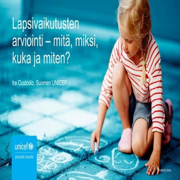 Lapsivaikutusten arviointi -koulutusmateriaali 2018