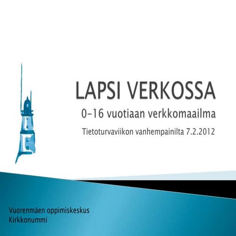 Lapsi verkossa 2012
