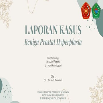 Lapsus Bedah Urologi - BPH.pptx