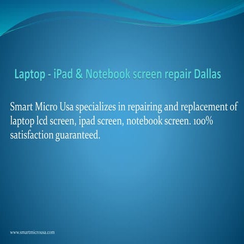 Laptop Screen Replacement | PPTX