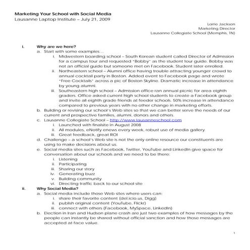 Laptop Institute Marketing Your School