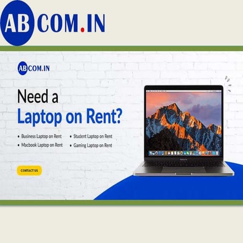 Laptop On Rent Mumbai | PPTX